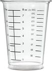 25 Pack Disposable Plastic Measuring Cups For Baking Cooking Epoxy Resin Mixing