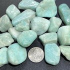 Amazonite Feldspar Tumbled Stones  by The Piece Or Pound  Wholesale Brazil Rocks