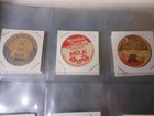 Vintage Cardboard Milk Cap Collection 22 Caps And More In Plastic Sheet Holder
