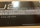 U2 Rare 2000 Banner Promo Poster W release Date Of All Cd 20x8 Usa Never Display