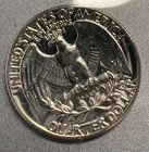 1958 Proof Washington Silver 25     very Nice Coin    stock Photo 