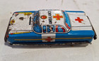 Vintage 1960 s Nomura Toys Tin Litho Ambulance Friction Car 3 5  Japan Tc-234