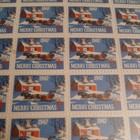 100 Us Stamps Christmas Seals  Block 10 X 10 Perf 12 5x12  Mnh 1942