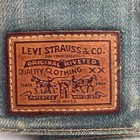 Vintage Levi s Denim Trifold Wallet W  Brown Leather Rare Levi s Wallet