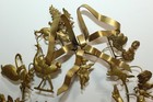 Antique Vintage Dresden Petite Choses Brass Wreath All Season Holiday 11 