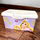 Rare Huggies Disney Tangled Hard Plastic Wipes Container Rapunzel Purple 2011