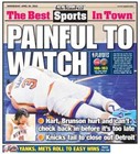 New York Post Newspaper  Trump  Tornadon   Painful To Watch    4 30 25