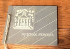 1940 My School Memories Book Antique School Scrapbook Rare And Unused