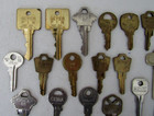 Lot Of 30 Vintage Misc Random Keys Locksmith Cabinets Security Vending