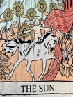 The Sun Vintage Tarot Xix Tapestry 39    X 60     Wall Hanging Boho Home Decor Nwot