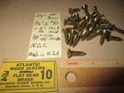 24--vintage Solid Brass Wood Screws With Flat Slot Heads  3 4  Long X  10 3 16 