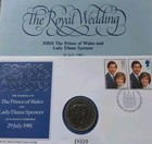 Vintage H r h The Prince Of Wales Crown 1st Day Cover-diana Spencer 1981 Bu Coin