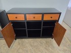 Coaster Fine Furniture Boyer Server 2-door 3-drawer W  Shelves Black brown