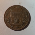 1844 Bank Of Montreal Half Penny Token Bn  Province Of Canada