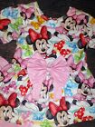 New Minnie Mouse Tunic Dress Leggings Girls Boutique Outfit Set
