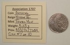 1707 Association Shipwreck Recovered 1697 Silver Shilling William Iii Coa