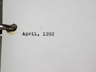 Vintage 1992 Joseph Guillory Rumson-fair Haven High School Nj Tribute Folder