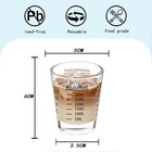 Ncnnwovf 30ml Shot Glass Measuring Cup heavy Base Shot Glasses Set For Vodka    