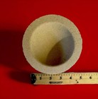  14 4-inch   Magnesia Cupel    Tapered    Assay Refine Gold Silver   Qty  1