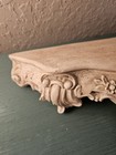 Vintage Architectural Salvage  Antique Shell   Floral Wall Corbel Shelf    