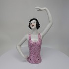 Art Deco Style Half Doll Figurine Pin-up Half Doll Pincushion Arms Away French S
