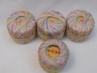 4 Spools Vtg Sillateen Clarks Brilliant Cotton Thread Multicolor Antique 240 Yds