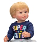 22  Reborn Baby Doll Cool Boy Newborn Vinyl Xmas Gift Toy Waterproof Handmade