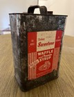 Vintage One Gallon Staley Waffle And Pancake Syrup Metal Can Empty Advertising