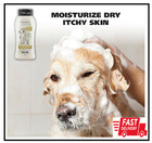 Usa Dry Skin   Itch Relief Pet Shampoo For Dogs     Oatmeal Formula With Coconut