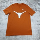 University Of Texas Longhorns T Shirt Mens Large Orange Nike