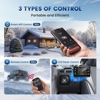 8kw 12v 24v Diesel Air Heater W  Bluetooth   App  110v Ac Adapter For Car Rv Van