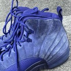 Air Jordan 12 Retro Deep Royal Blue Suede Youth Size 7 Sneakers Shoes