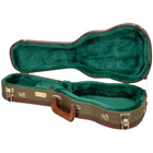 Crossrock Master Series Soprano Ukulele Case For 21   Long Neck   Olive Green
