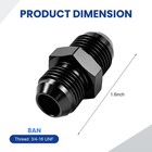 8an To 8an Male Flare Coupler  Aluminum Union Straight Fuel Line Fitting Adapter