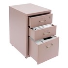 Vertical File Cabinet  Metal Mobile File Cabinet With Lock Pink Filing Cabinet