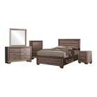 Coaster Kauffman 5-piece Eastern King Storage Wood Bedroom Set Washed Taupe