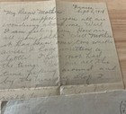 Wwi Aef Letter 149th F a  Done Our Share Of Fighting Send Candy And Cigarettes 