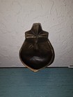 Vintage Catholic Church Salvage-solid Brass Holy Water Font W cross-excellent