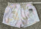New Adidas Girls Aeroready Shorts Athletic Lined Drawstring Sz 14 Large  d18 