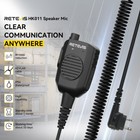 Retevis Hk011 Two Way Radio Speaker Mic With Ai Noise Canceling Mic Kenwood