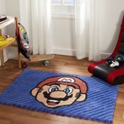Super Mario Kids Accent Rug  48  X 30   Tufted Cotton