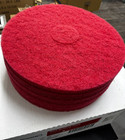Renown 14  Red Buffing Pads Floor Buffer Scrubbing Polishing Pads  5 Pack 