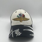 Indianapolis Motor Speedway Mesh Trucker Snapback Hat Cap Indy 500 Racing Blue
