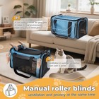 25lbs Cat Carrier Lightproof Soft Sided Pet Carrier For Large Cat