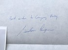 Nasa Project Mercury Astronaut L  Gordon Cooper Signed Paper W  Original Photo