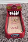 1999 Metal Coca-cola Collectible Bowling Alley Musical Bank By Enesco W Org Box