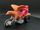 Hot Wheels Rrrumblers 1971 Bold Eagle Trike Motorcycle Translucent Pink Rider