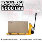 5seconds Pallet Jack Scale Truck  5000lb Capacity  27 x 48  Pallet Jack Forklift