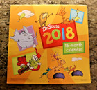 Dr  Seuss 2018 16-month Wall Calendar With Stickers  in Excellent Condition 