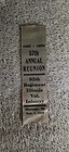 1922 57th Annual Reunion 95th Regiment Illinois Vol Infantry Civil War Ribbon